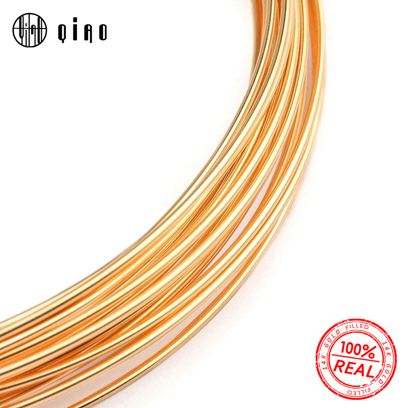 Jewelry Making With Copper Wire - One Meter 0.25/0.41/0.64/0.8mm Half Hard Gold