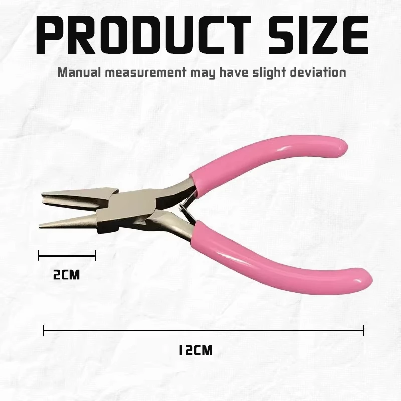Jewelry Making Pliers - Mini 5-Inch Round Concave Pliers -