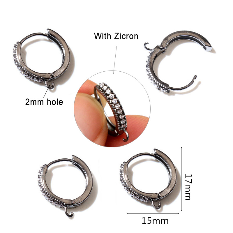 10pcs 15mm with Zircon Gold Si - огляд і ціна Jewelry Making With Copper Wire