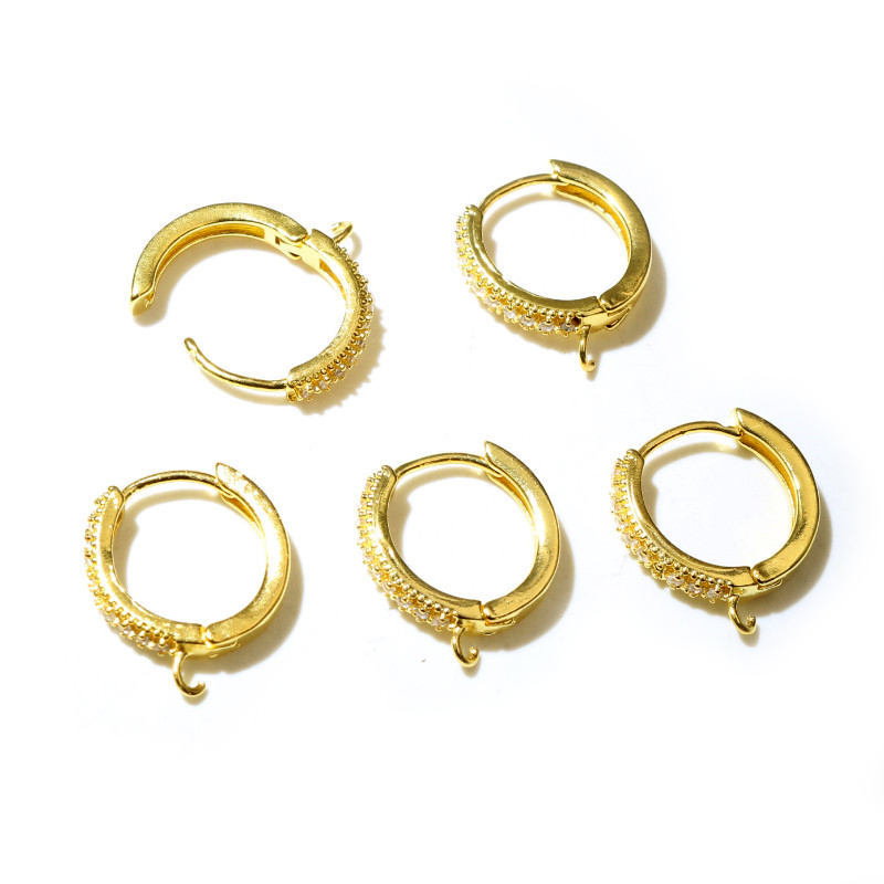 10pcs 15mm with Zircon Gold Si - огляд і ціна Jewelry Making With Copper Wire