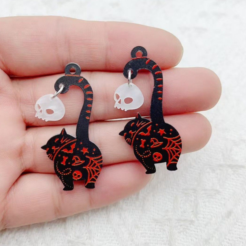 10pcs Halloween Acrylic Ghost  - огляд і ціна Jewelry Making Factory