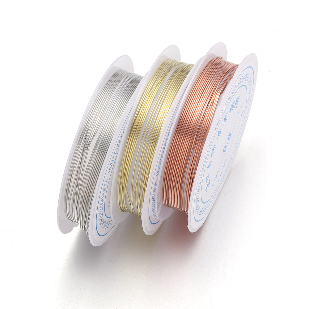 1Roll 0.2/0.25/0.3/0.4/0.5/0.6 - огляд і ціна Jewelry Making With Copper Wire