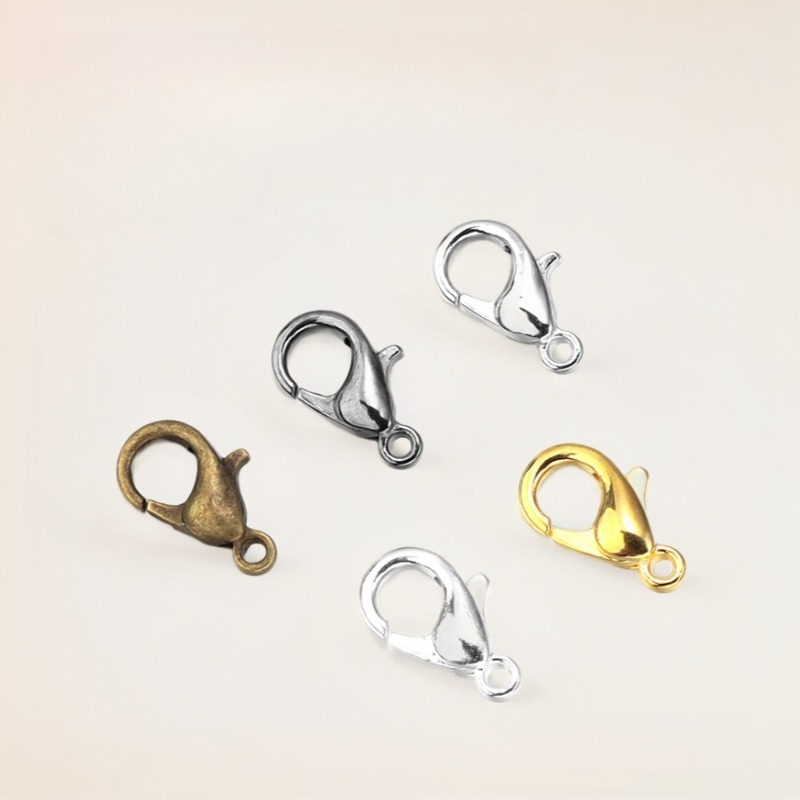 100pcs 9 12 14mm Zinc Alloy Lo - огляд і ціна Jewelry Making Factory