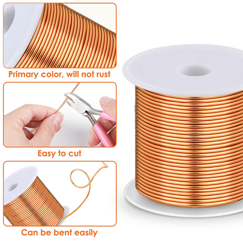 1-3Roll  Soft Copper Wire for  - огляд і ціна Jewelry Making Pieces