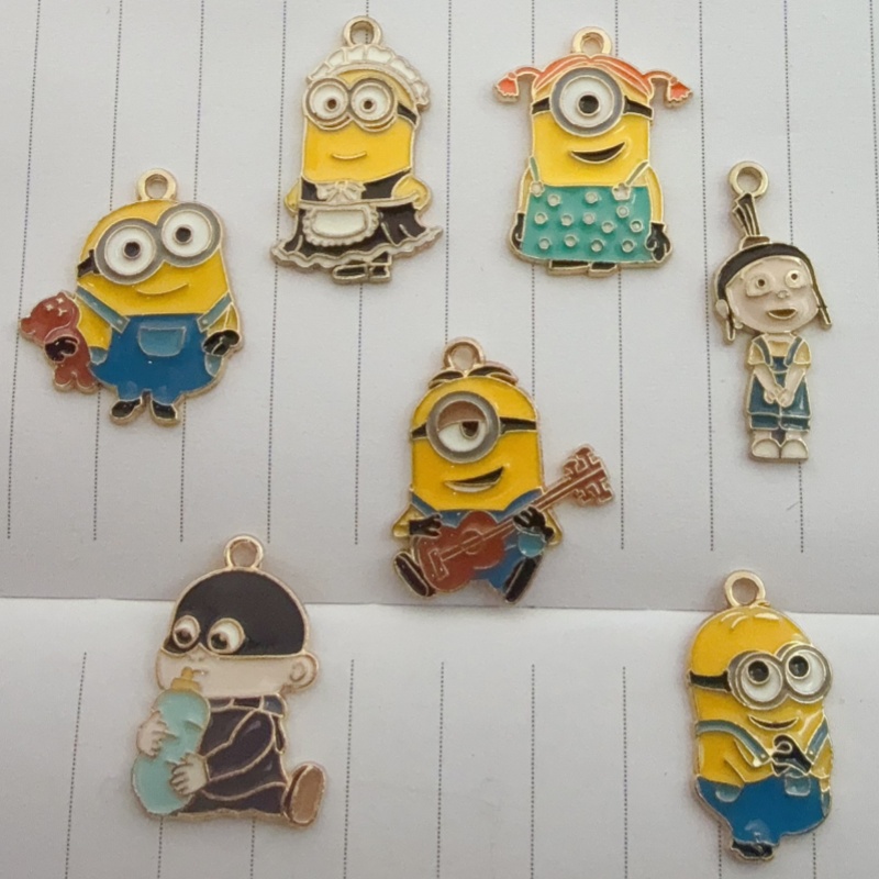 10pcs alloy drip oil cartoon p - огляд і ціна Jewelry Making Factory