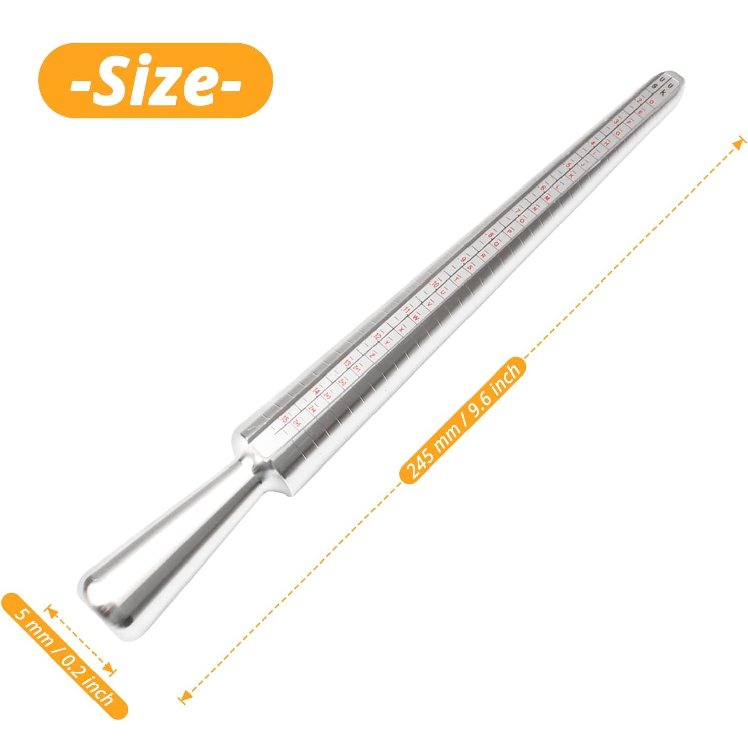 UK Scale Solid Iron Ring Sizer - огляд і ціна Jewelry Making Uk