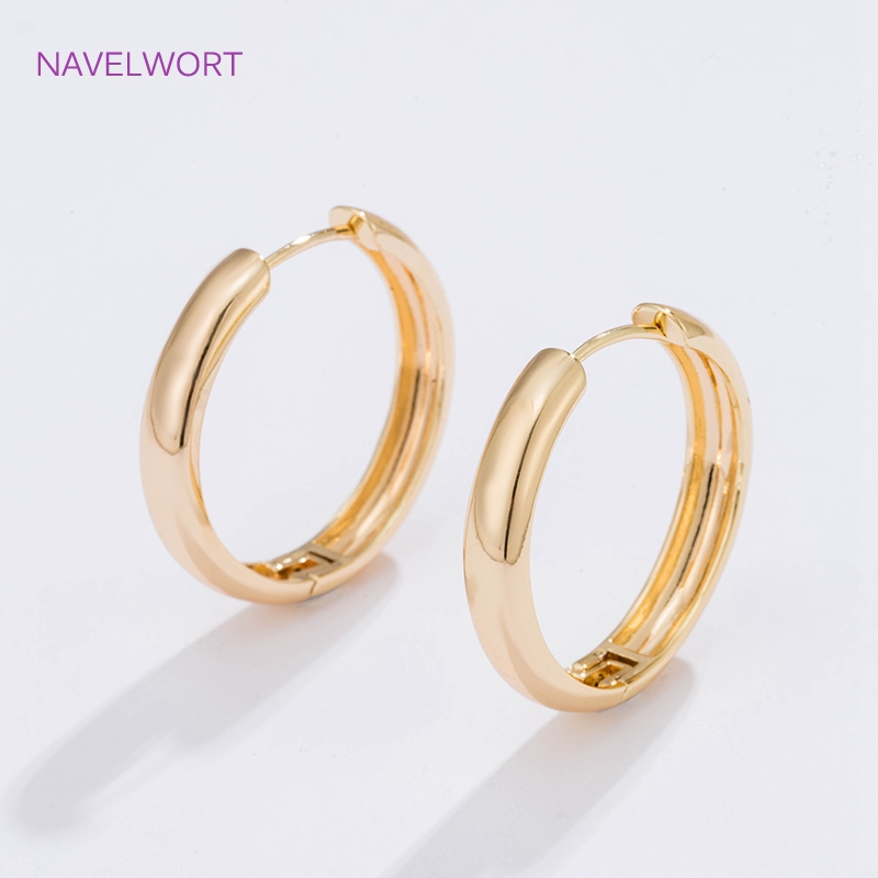 6 Sizes Gold Plated Circle Hoo - огляд і ціна Jewelry Making Articles