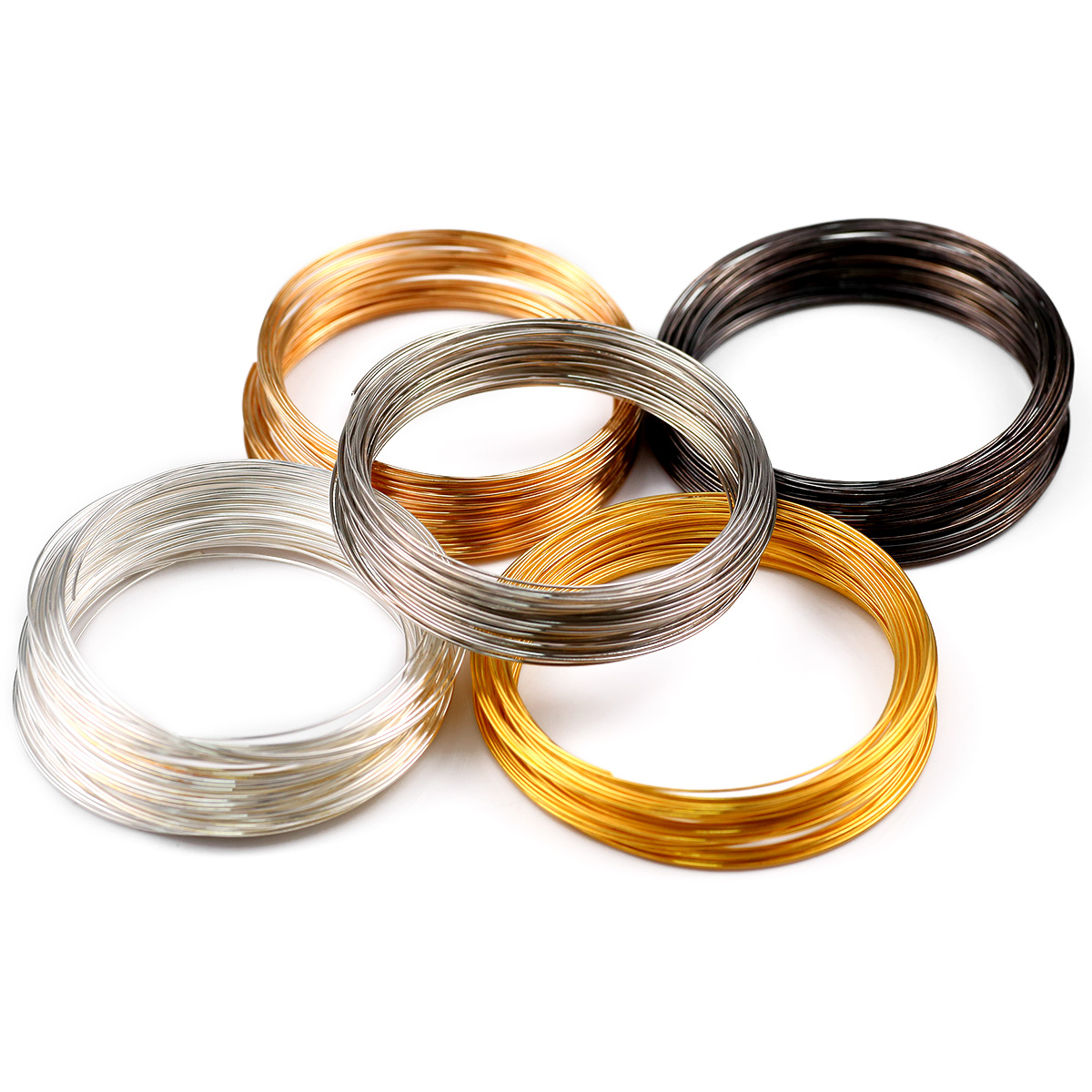 Memory Steel Wire 50Loops/Lot  - огляд і ціна Memory Wire Bracelet