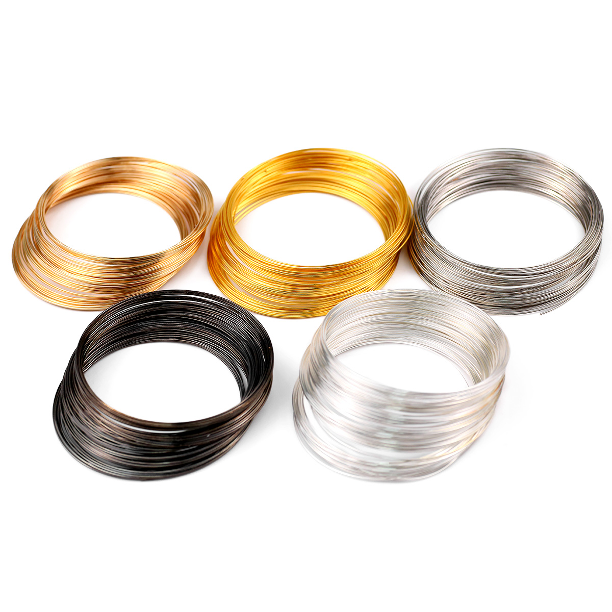 Memory Steel Wire 50Loops/Lot  - огляд і ціна Memory Wire Bracelet