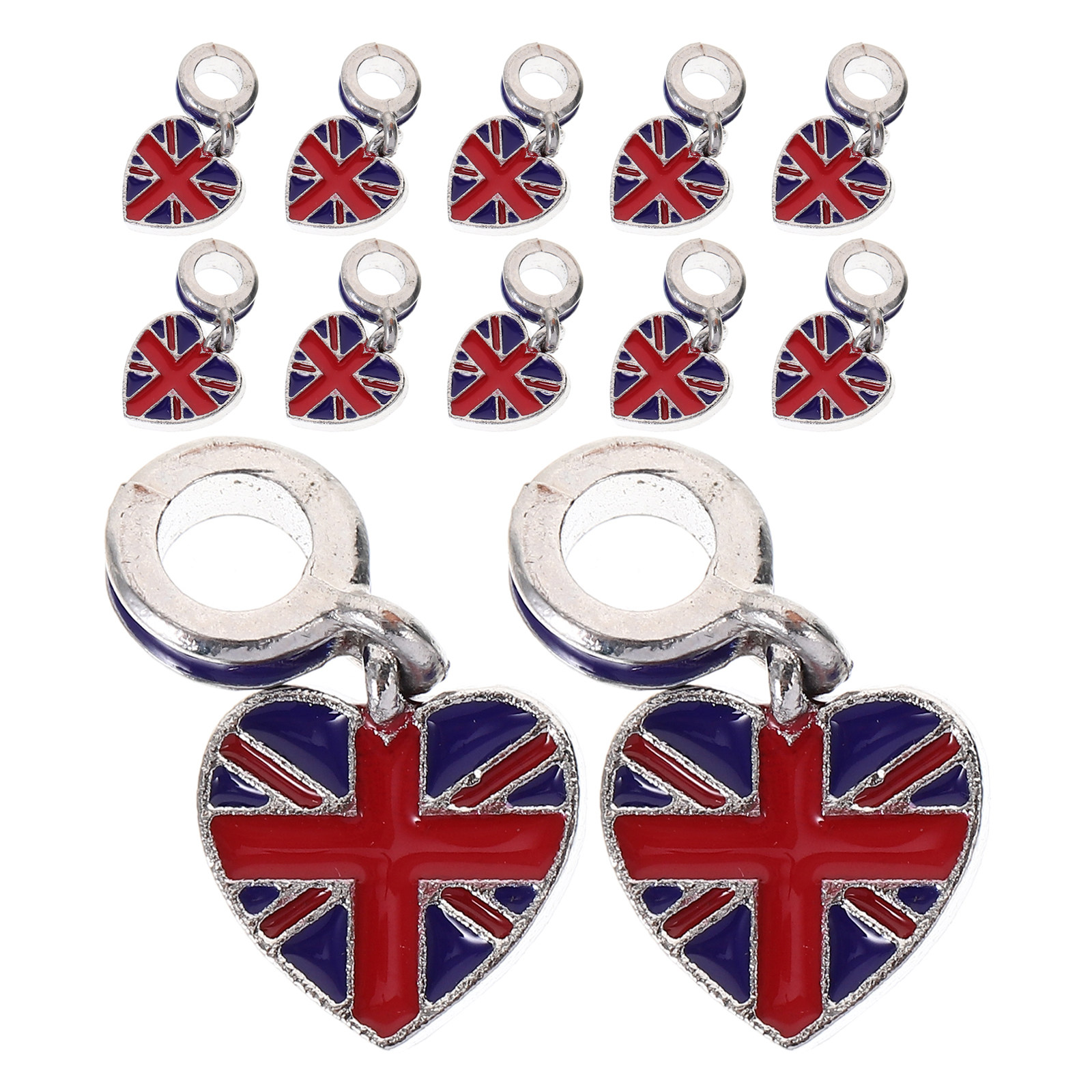12Pcs Uk Flag Charms British F - огляд і ціна Jewelry Making Uk