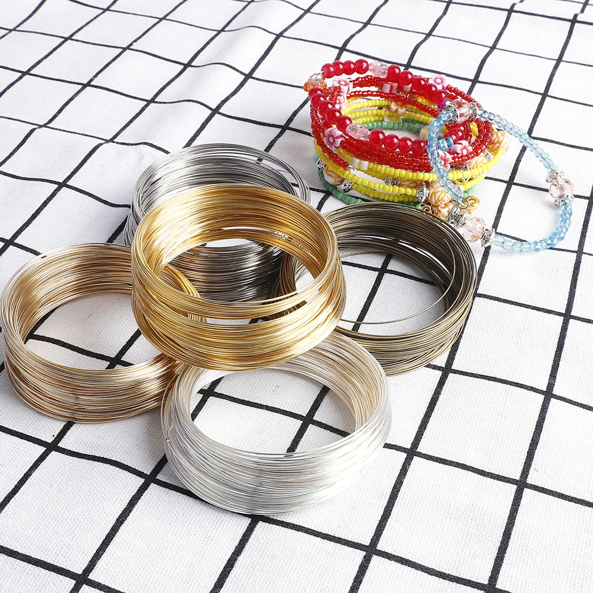 100Loops 0.6mm Memory Wire Bra - огляд і ціна Memory Wire Bracelet