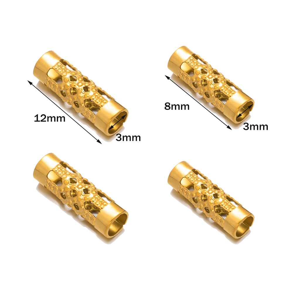 20pcs Gold Stainless Steel Hol - огляд і ціна Jewelry Making Findings
