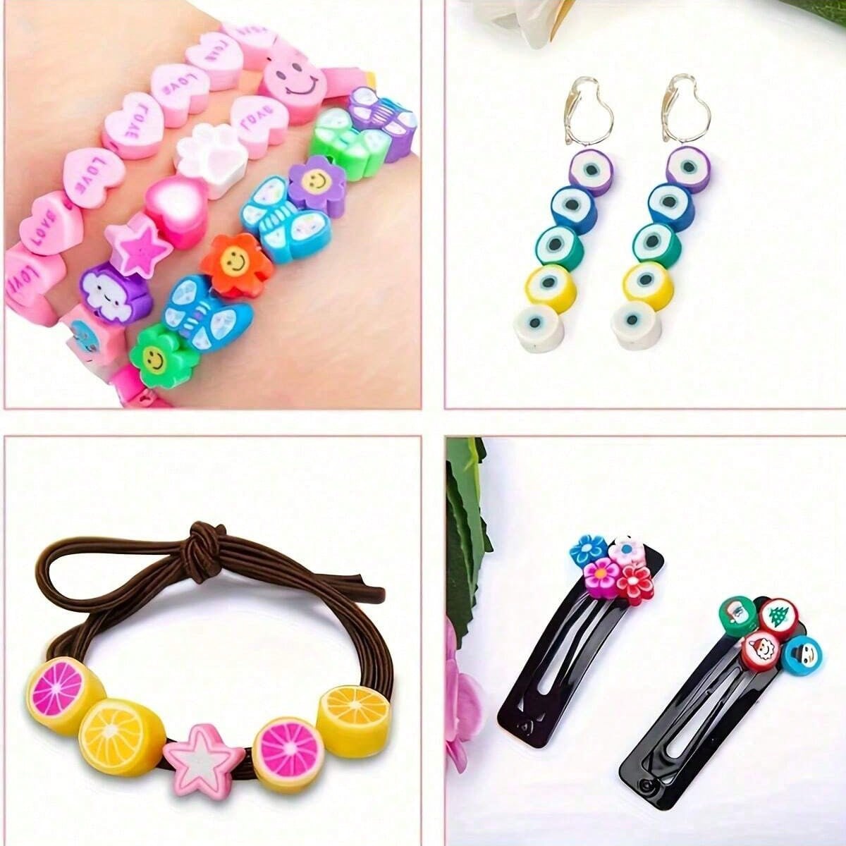1450/1200/250pcs Polymer Clay  - огляд і ціна Jewelry Making Pieces