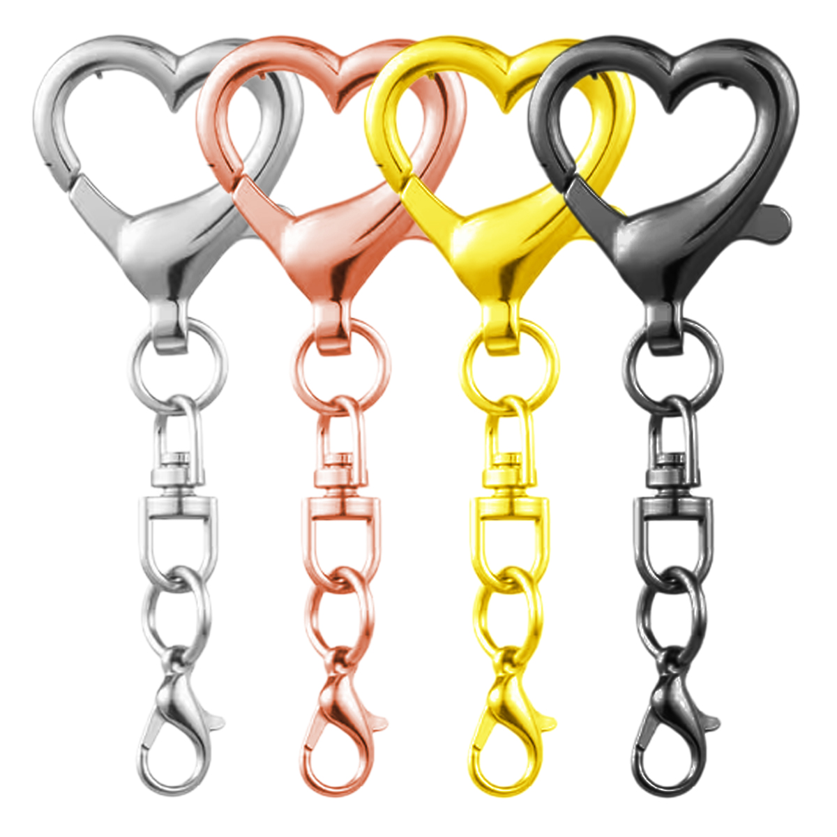 5/15/30Pcs Heart Shaped Swivel - огляд і ціна Jewelry Making Factory