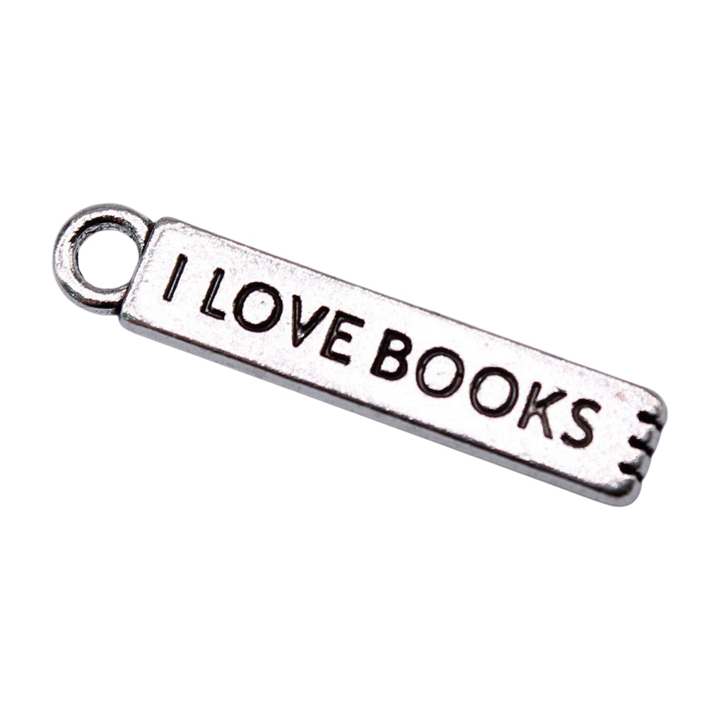 20pcs/lot I Love Books Charms  - огляд і ціна Jewelry Making Journal