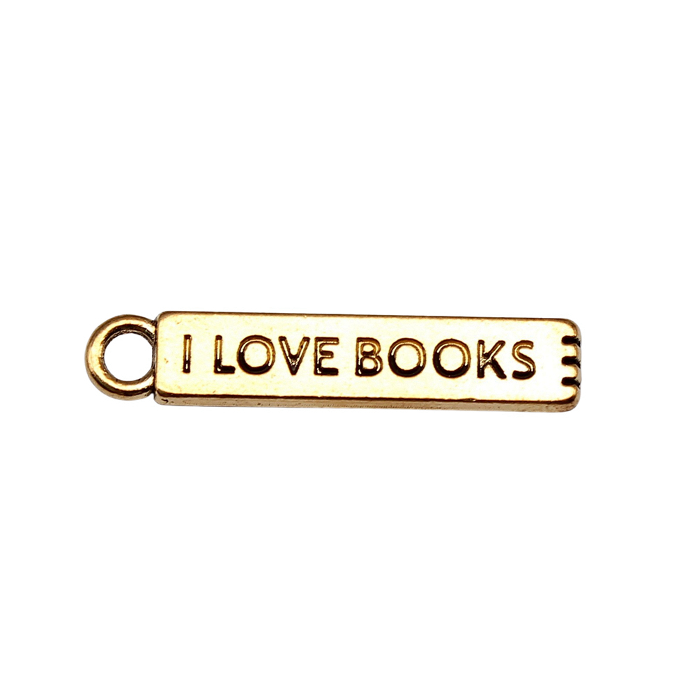 20pcs/lot I Love Books Charms  - огляд і ціна Jewelry Making Journal