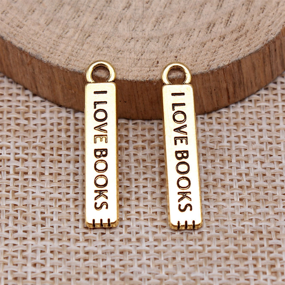 20pcs/lot I Love Books Charms  - огляд і ціна Jewelry Making Journal