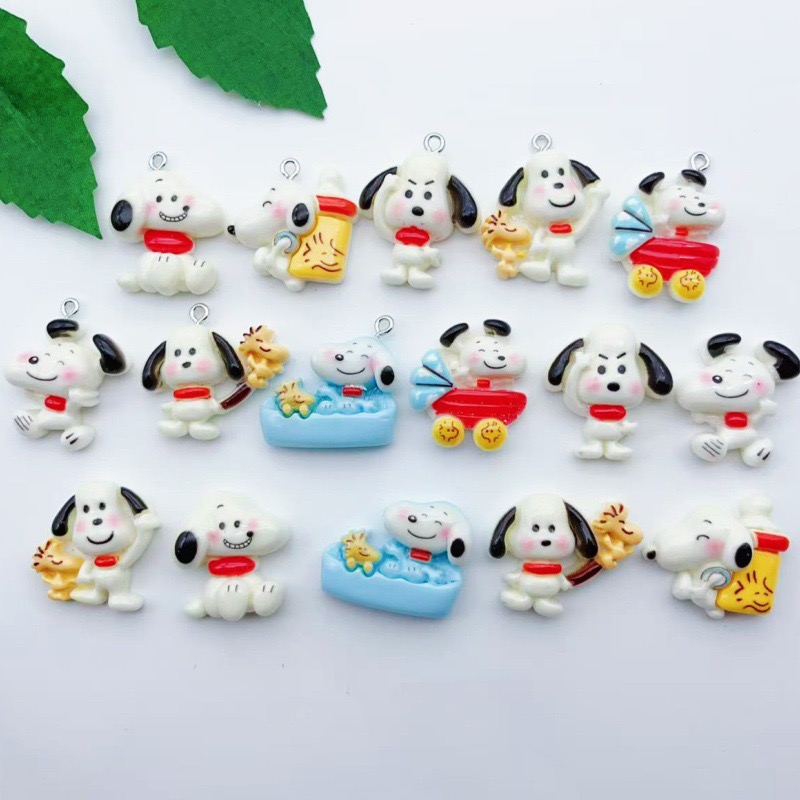 12pcs resin cartoon dog pendan - огляд і ціна Jewelry Making Factory