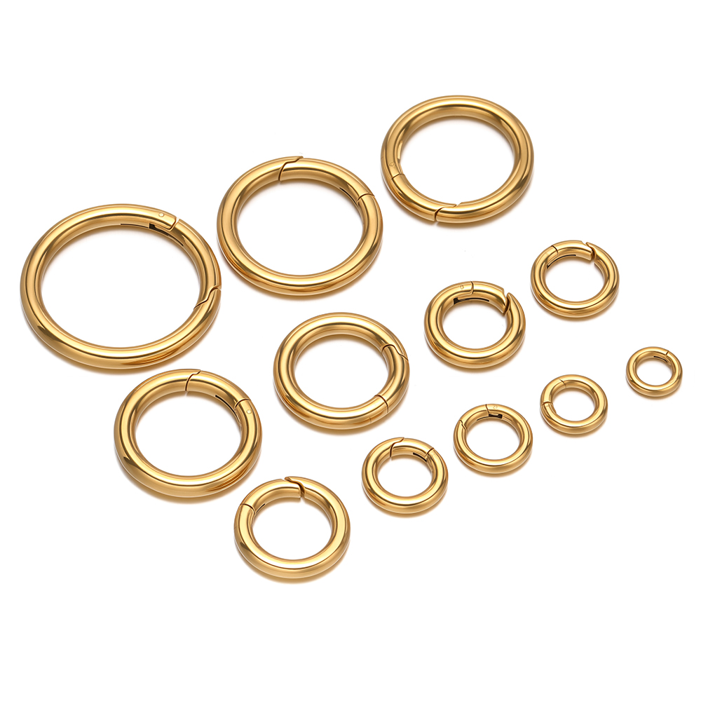 2Pcs/Lot Round Spring Clasps S - огляд і ціна Jewelry Making Factory