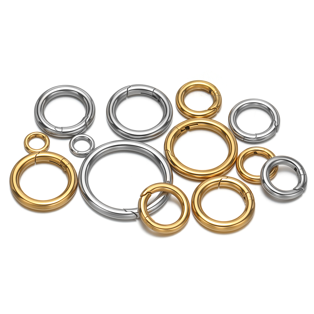 2Pcs/Lot Round Spring Clasps S - огляд і ціна Jewelry Making Factory