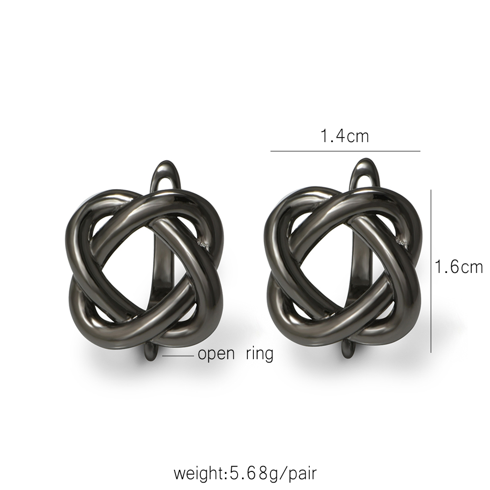 YANASI 1 Pair Gun Black  Brass - огляд і ціна Jewelry Making Articles