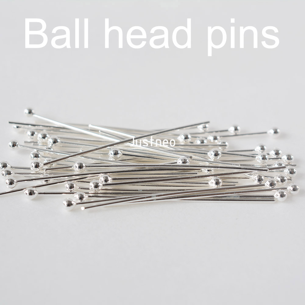 925 Sterling Silver Ball Head  - огляд і ціна Jewelry Making Pieces