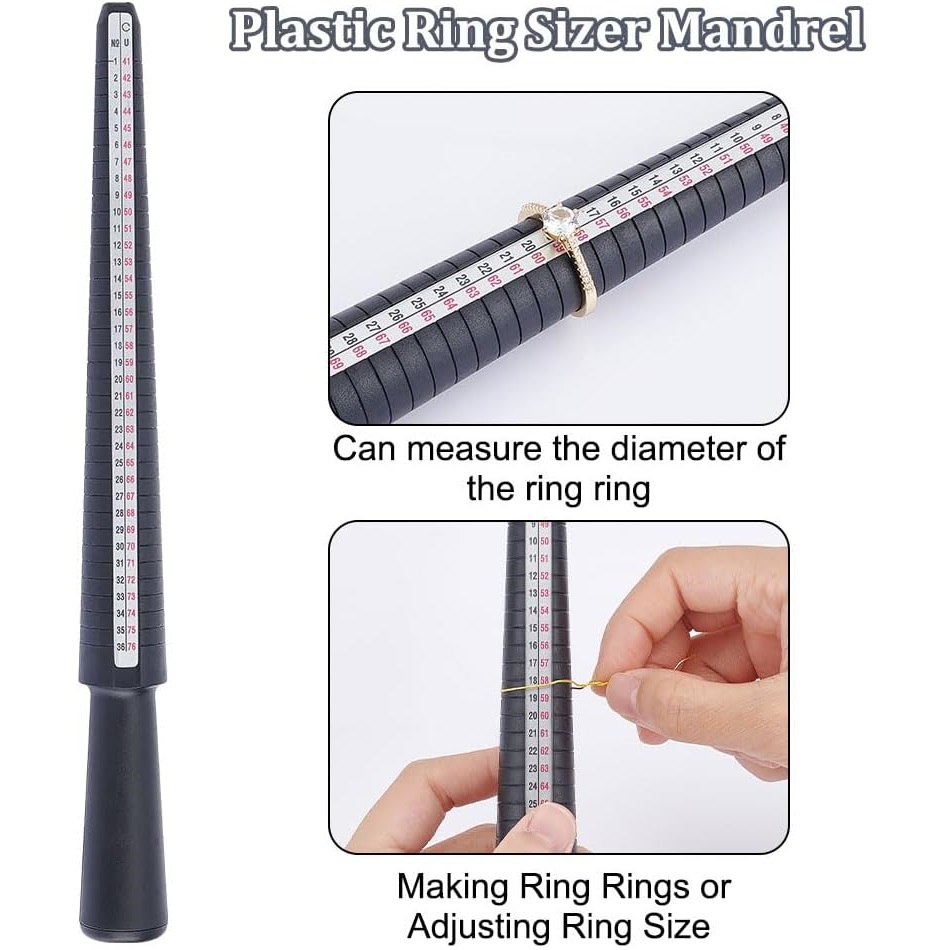Professional Plastic Ring Size - огляд і ціна Jewelry Making Uk