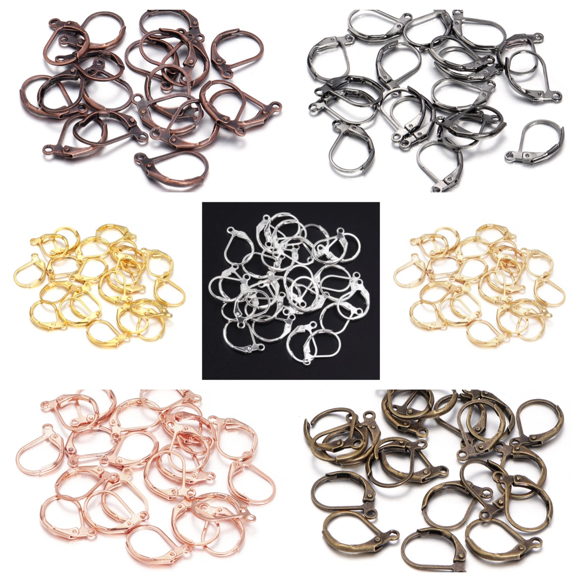 50pcs/lot Hypoallergenic Earri - огляд і ціна Jewelry Making Findings