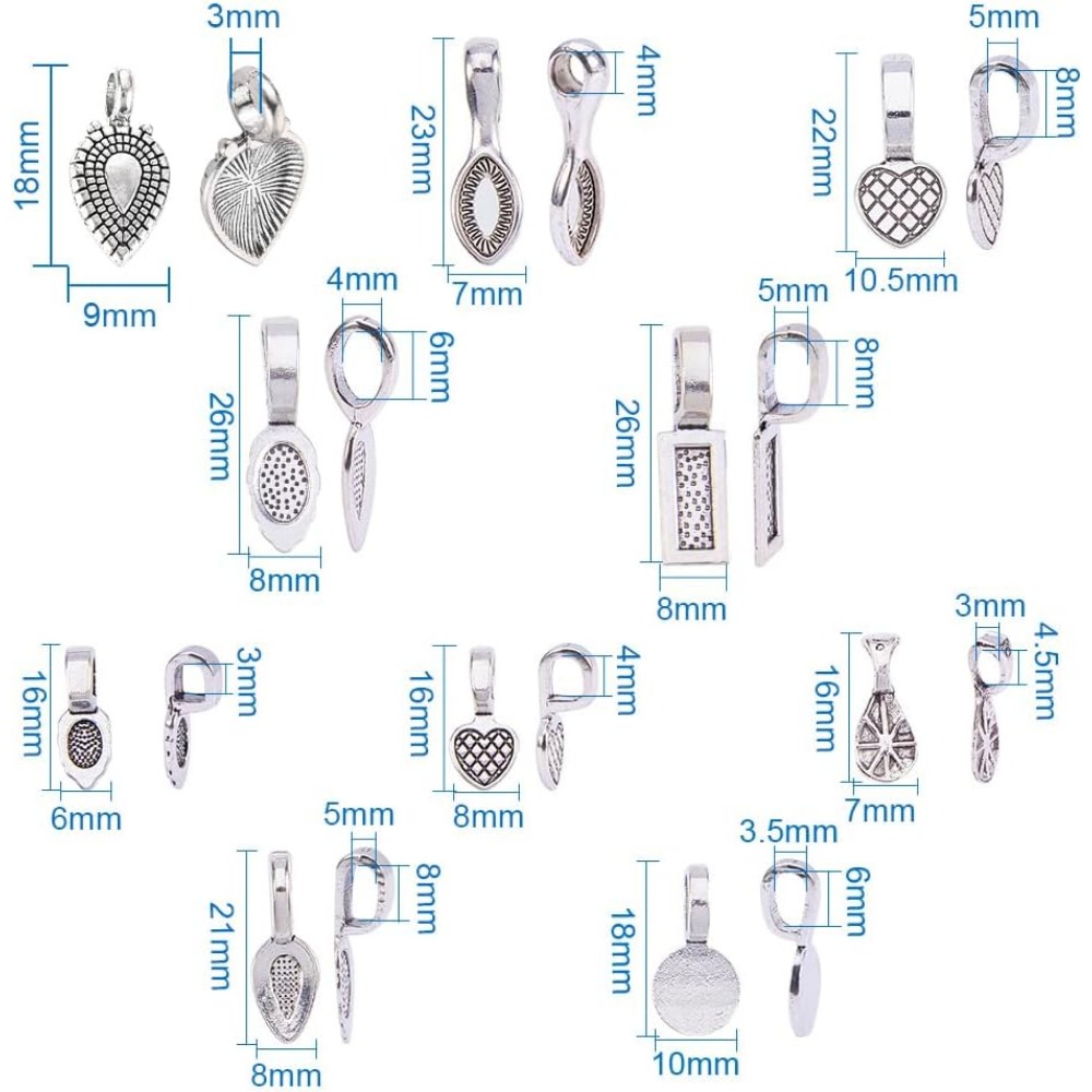 200 Pieces 10 Style Tibetan Si - огляд і ціна Jewelry Making Pieces
