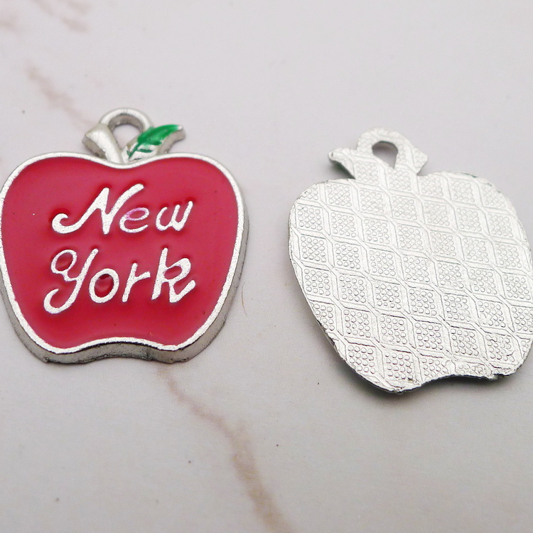 10Pcs Enamel Apple New York Ch - огляд і ціна Jewelry Making York