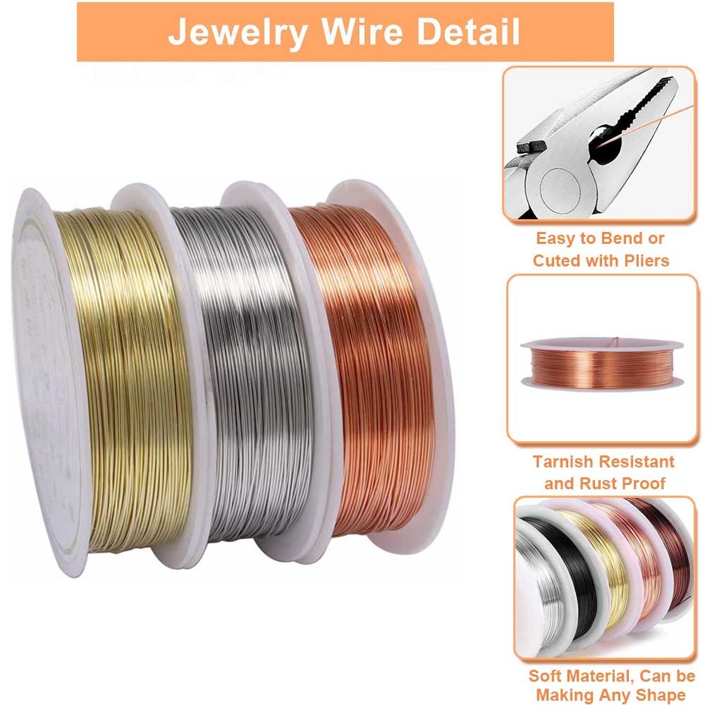 1pc 0.2-1mm Coppers Jewelry Wi - огляд і ціна Jewelry Making With Copper Wire