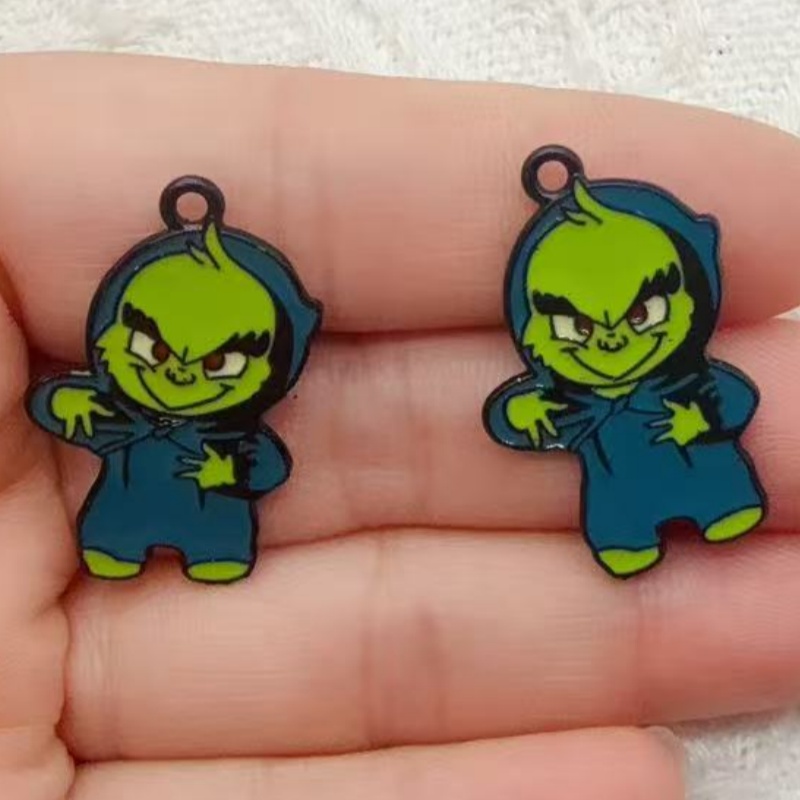 10pcs alloy drip oil cartoon C - огляд і ціна Jewelry Making Factory
