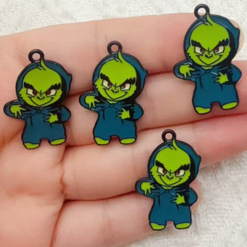 10pcs alloy drip oil cartoon C - огляд і ціна Jewelry Making Factory