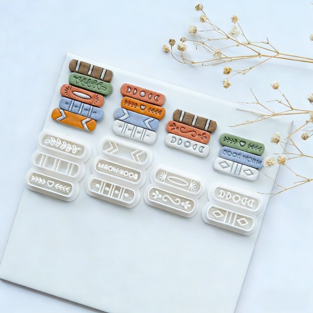 7pcs/set Book Stack Themed Pol - огляд і ціна Jewelry Making Journal