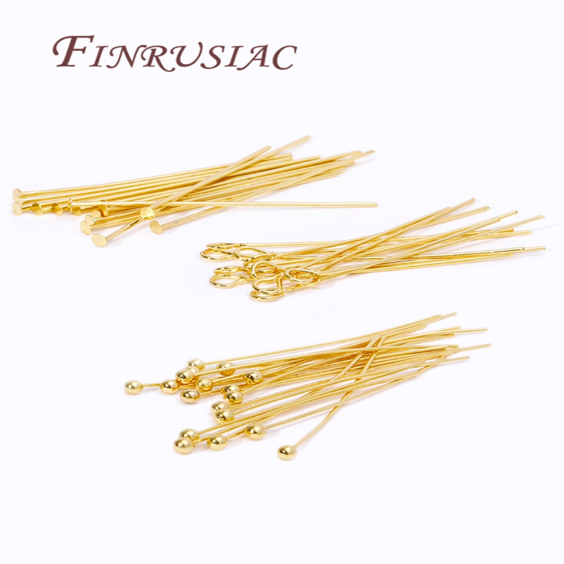 50Pcs 20-50mm Gold Plated Pins - огляд і ціна Jewelry Making Articles
