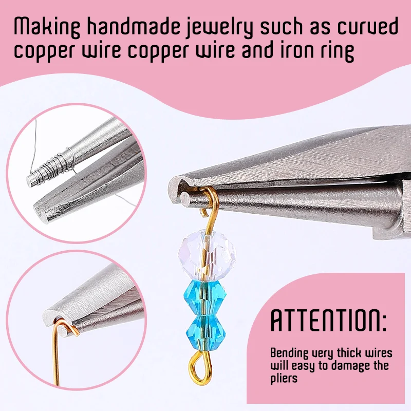 1Pcs Pink Wire Bending Tools R - огляд і ціна Jewelry Making Pliers
