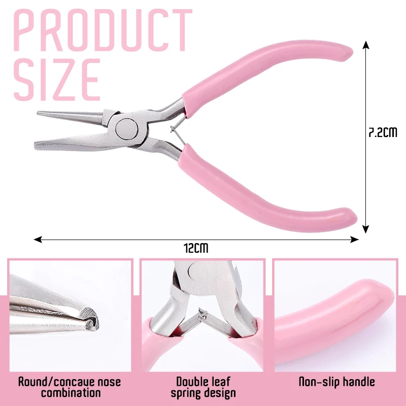 1Pcs Pink Wire Bending Tools R - огляд і ціна Jewelry Making Pliers