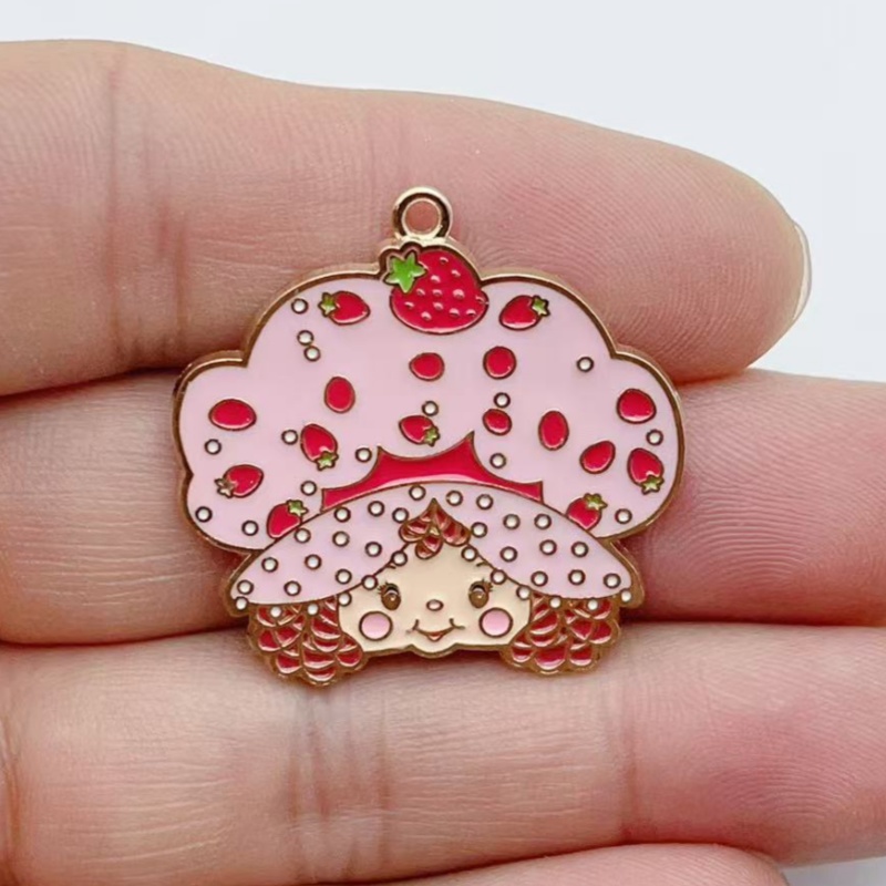 10pcs Cute Little Girl Enamel  - огляд і ціна Jewelry Making Factory