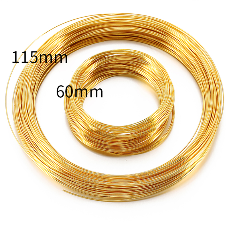 100 Loops Gold Steel Color Mem - огляд і ціна Memory Wire Bracelet