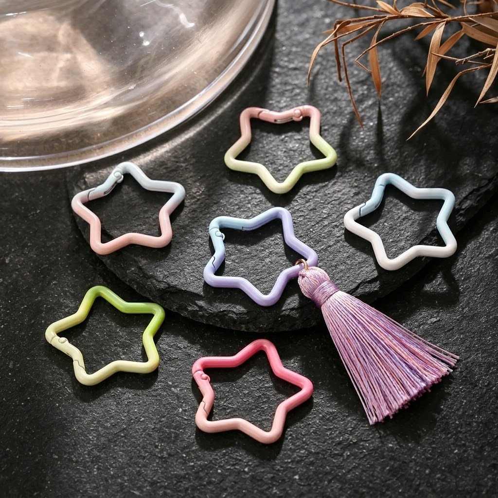 5PCS Gradient Star Shape Sprin - огляд і ціна Jewelry Making Articles