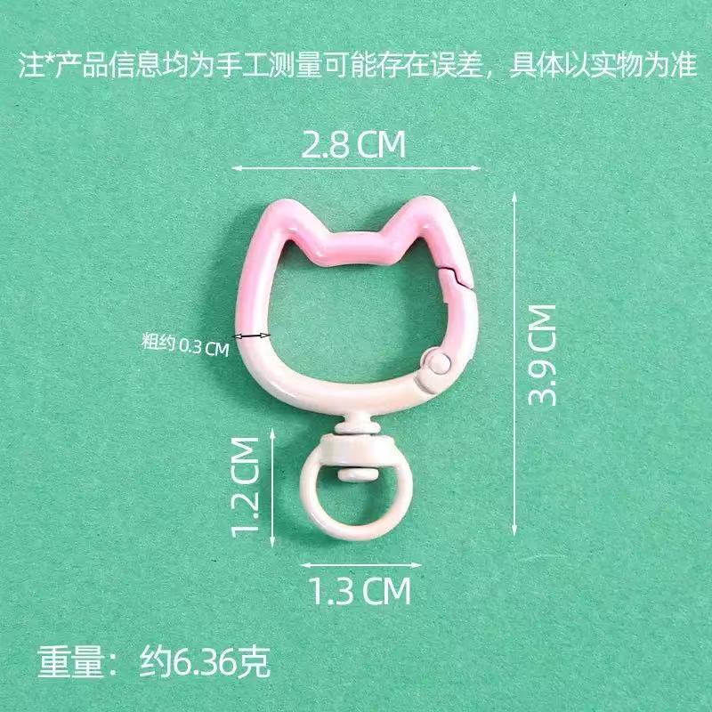 5-10PCS Gradient Cute Cat Clas - огляд і ціна Jewelry Making Articles